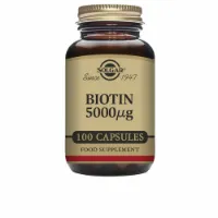 Solgar Biotin 5000µg Kapsler 100 Enheter Solgar Biotin 5000µg Kapsler 100 Enheter