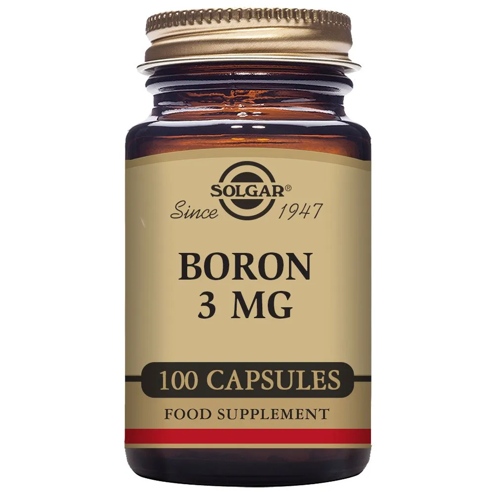 Solgar Bor 3mg 100 Enheter, Brown, One Size