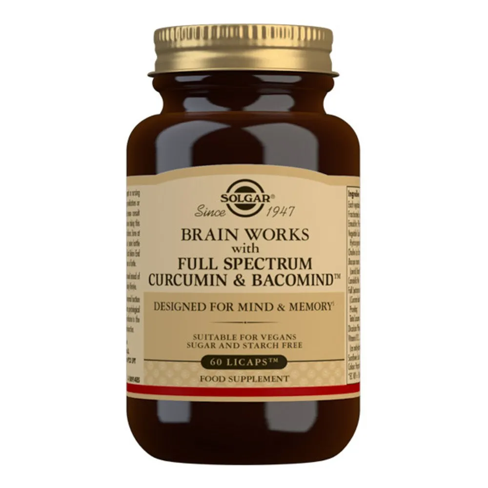 Solgar Brain Works Kapsler 60 Enheter, Brown, One Size Solgar Brain Works Kapsler 60 Enheter, Brown, One Size