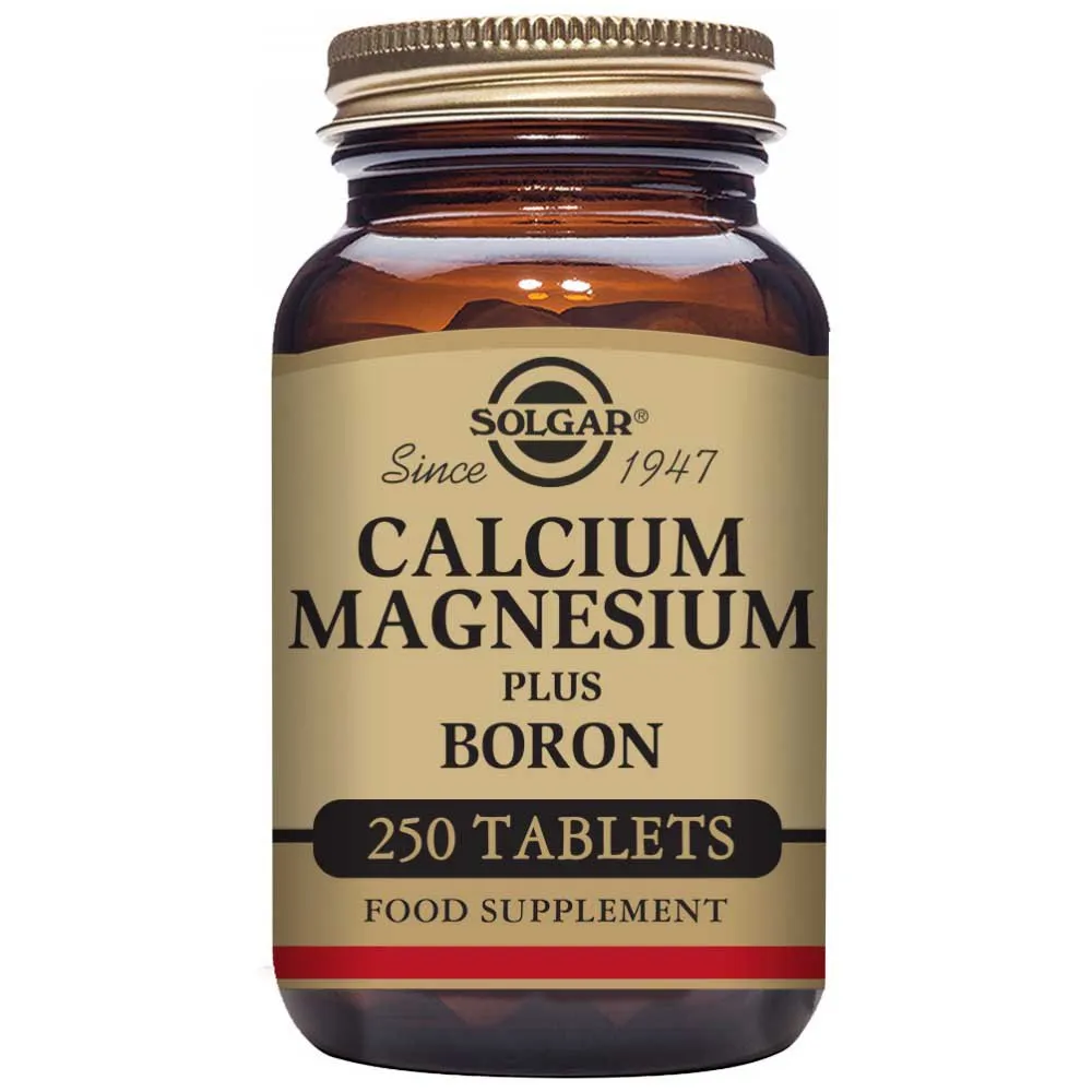 Solgar Ca/mg Plus Bor 250 Enheter, Brown, One Size