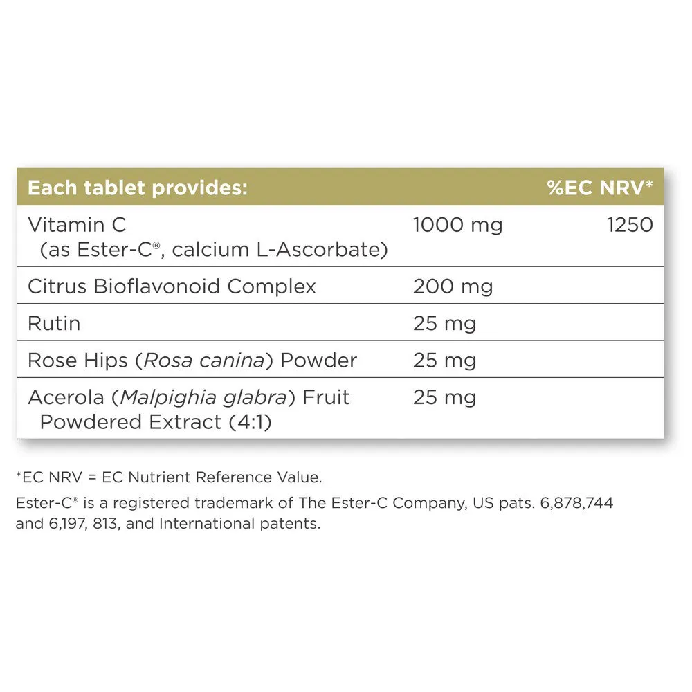 Solgar Ester-c Plus 1000mg Tabletter 30 Enheter, Brown, One Size