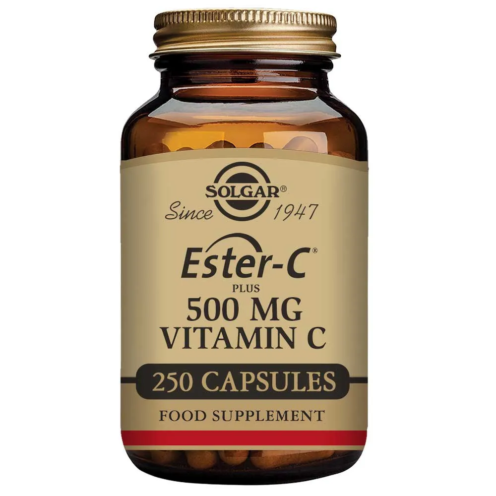 Solgar Ester-c Plus 500mg 250 Enheter, Golden, One Size Solgar Ester-c Plus 500mg 250 Enheter, Golden, One Size