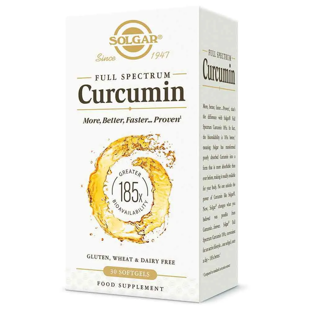 Solgar Full Spectrum Curcumin Kapsler 30 Enheter, Brown, One Size Solgar Full Spectrum Curcumin Kapsler 30 Enheter, Brown, One Size