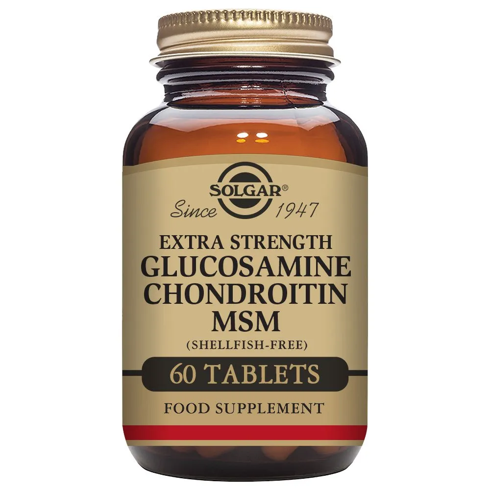 Solgar Glucosamine Chondroitin Msm Tabletter 60 Enheter, Brown, One Size