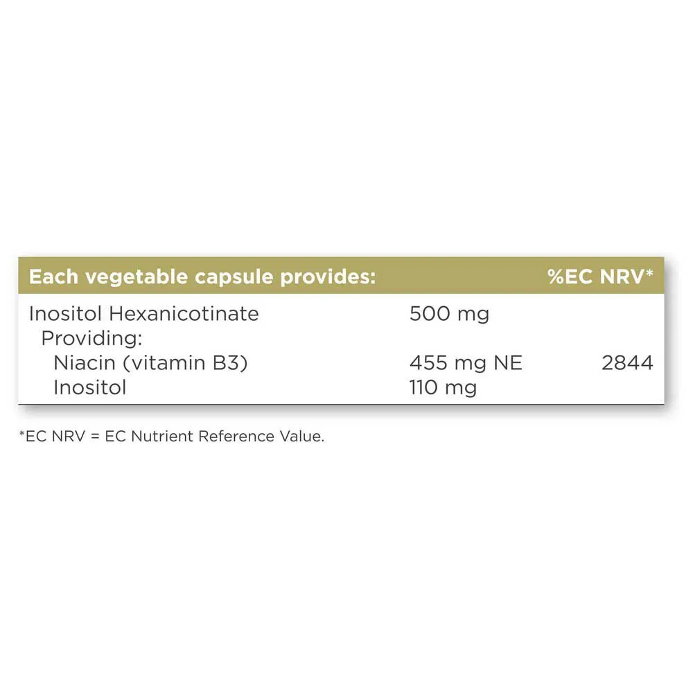Solgar Ikke-spylende Niacin 500 Mg 50 Enheter, Brown, One Size