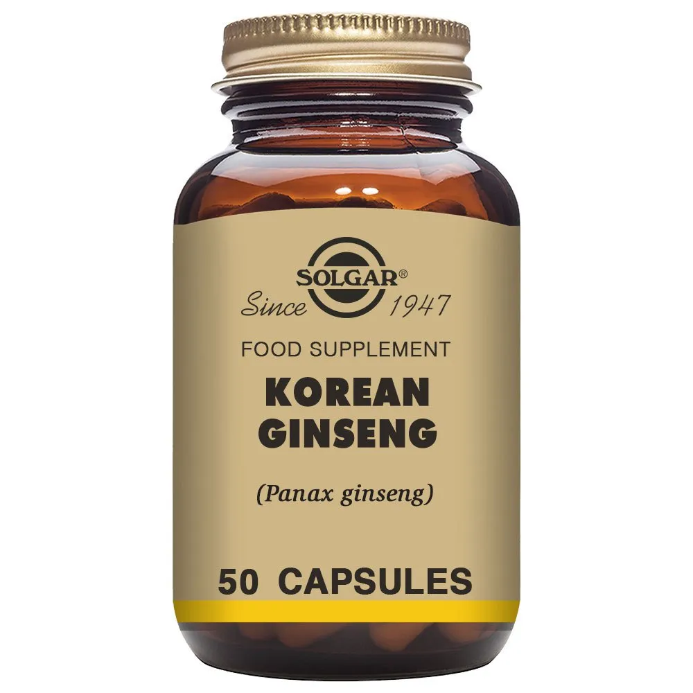 Solgar Koreansk Ginseng 50 Enheter, Brown, One Size Solgar Koreansk Ginseng 50 Enheter, Brown, One Size