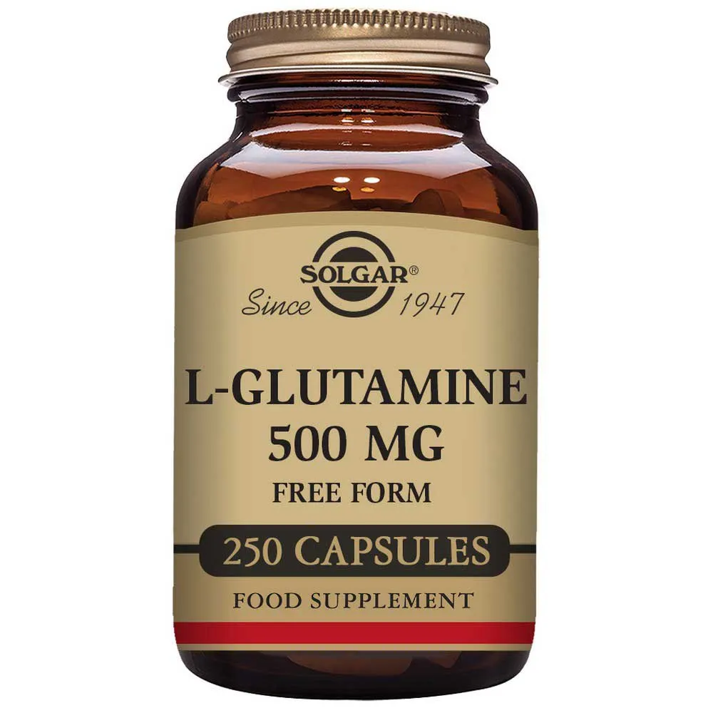 Solgar L-glutamin 500 Mg 250 Enheter, Brown, One Size Solgar L-glutamin 500 Mg 250 Enheter, Brown, One Size