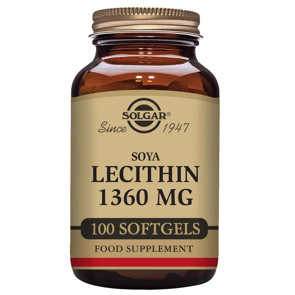 Solgar Lecitin 1360 Mg 100 Enheter, Brown, One Size Solgar Lecitin 1360 Mg 100 Enheter, Brown, One Size
