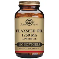 Solgar Linfrøolje 1250 Mg 100 Enheter Solgar Linfrøolje 1250 Mg 100 Enheter