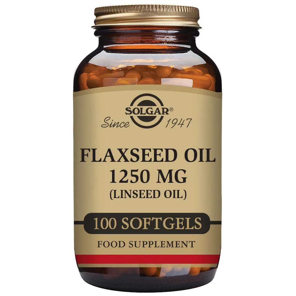 Solgar Linfrøolje 1250 Mg 100 Enheter, Brown, One Size Solgar Linfrøolje 1250 Mg 100 Enheter, Brown, One Size