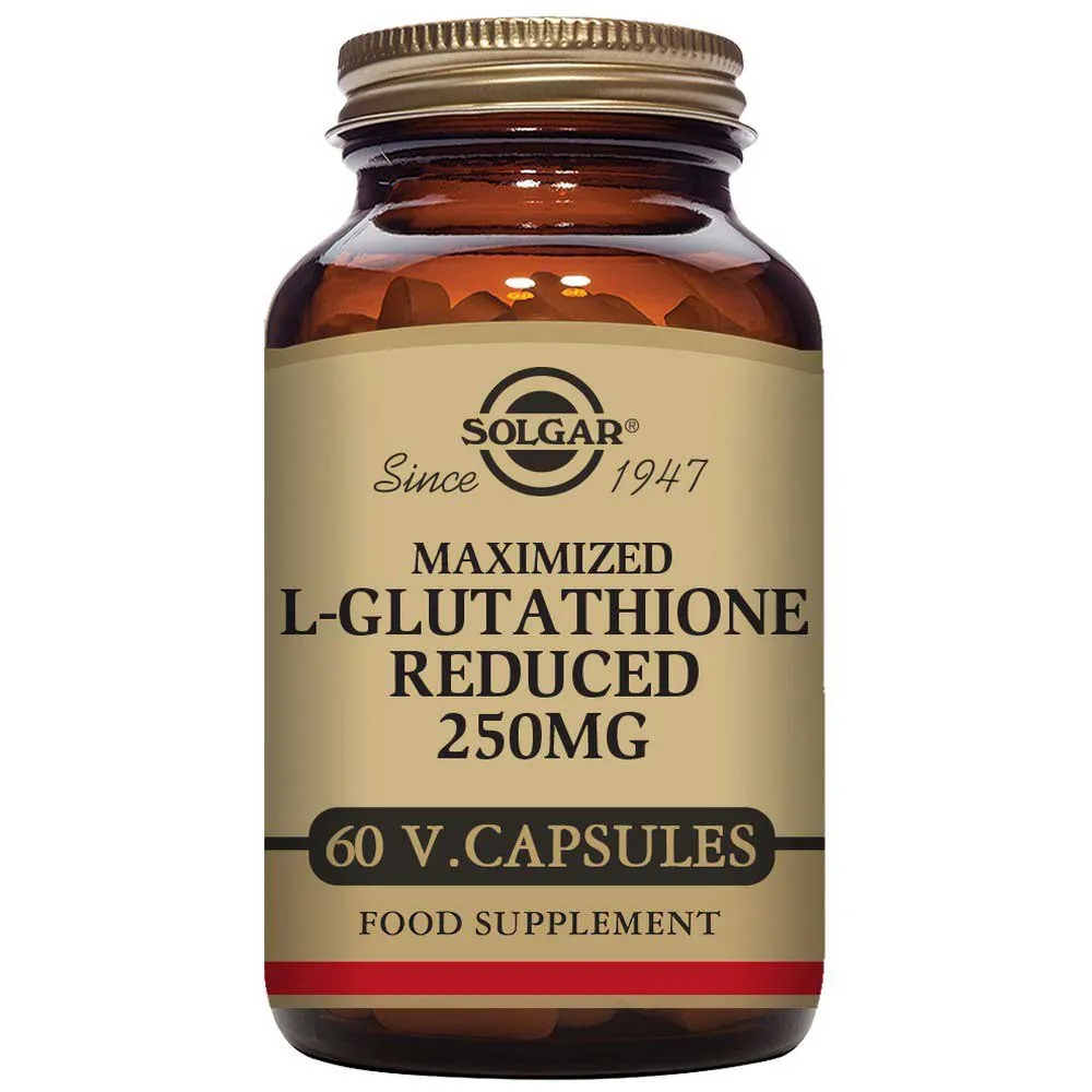 Solgar Maksimert L-glutation 250 Mg 60 Enheter, Brown, One Size Solgar Maksimert L-glutation 250 Mg 60 Enheter, Brown, One Size