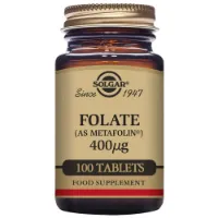 Solgar Metafolin Folate 400mcg Tabletter 100 Enheter