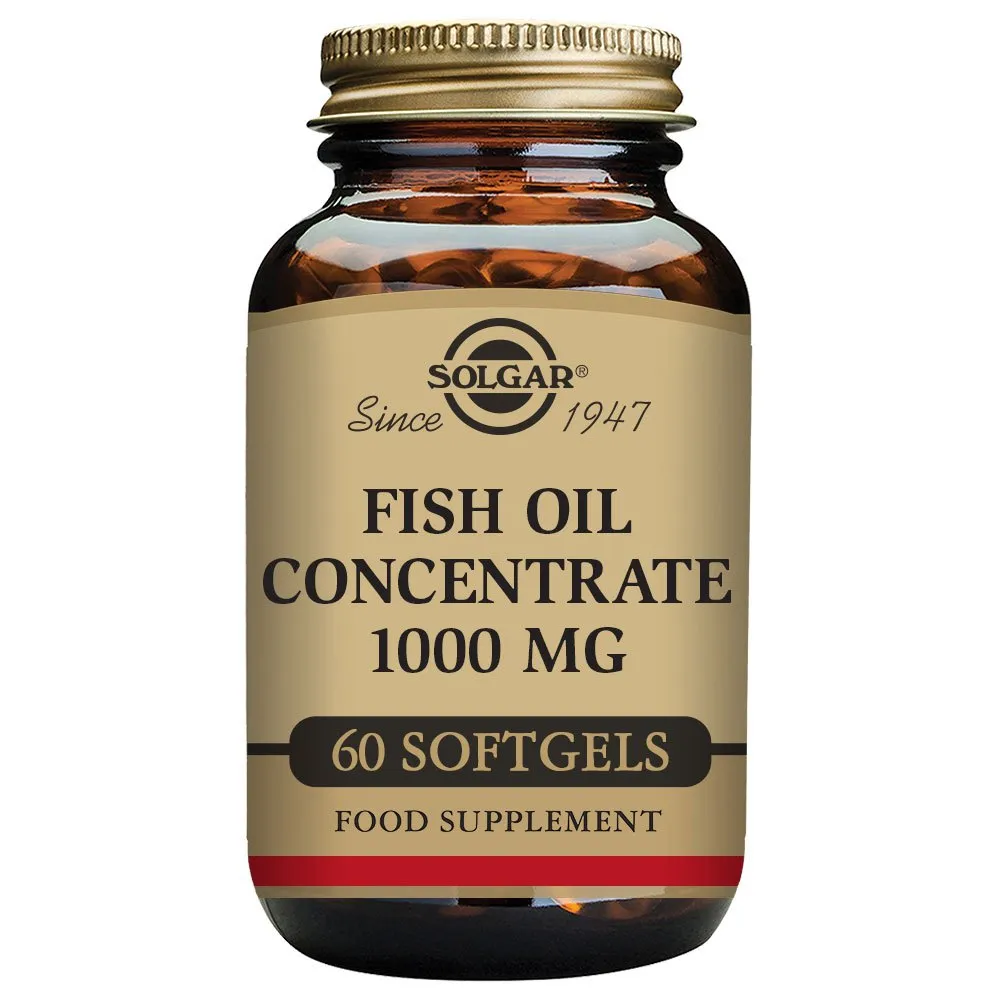 Solgar Oljekonsentrat 1000 Mg Fisk 60 Enheter, Brown, One Size Solgar Oljekonsentrat 1000 Mg Fisk 60 Enheter, Brown, One Size