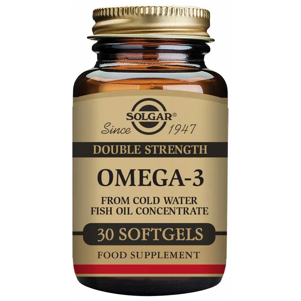 Solgar Omega-3 Dobbel Styrke 30 Enheter, Brown, One Size