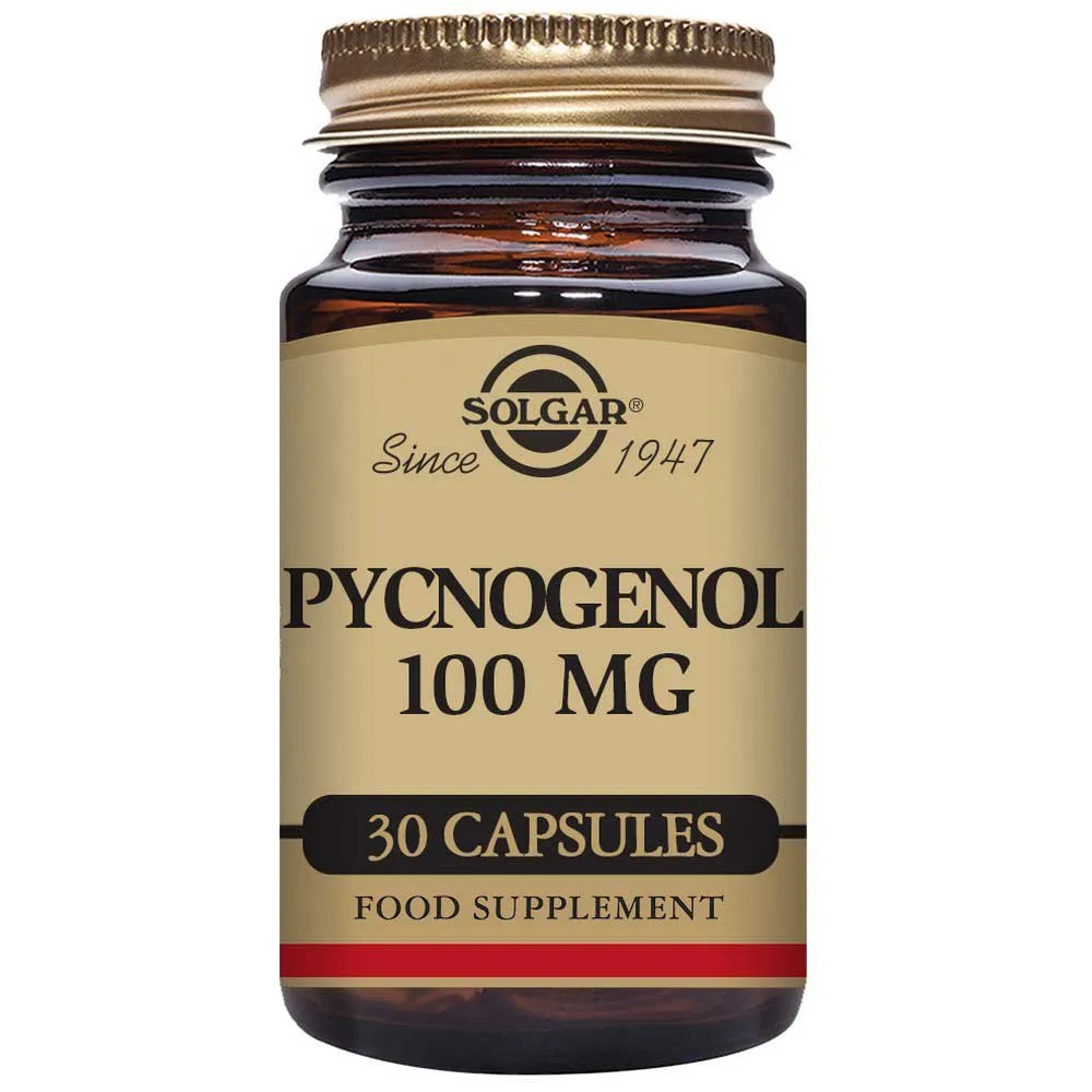 Solgar Pycnogenol 100 Mg 30 Enheter, Brown, One Size