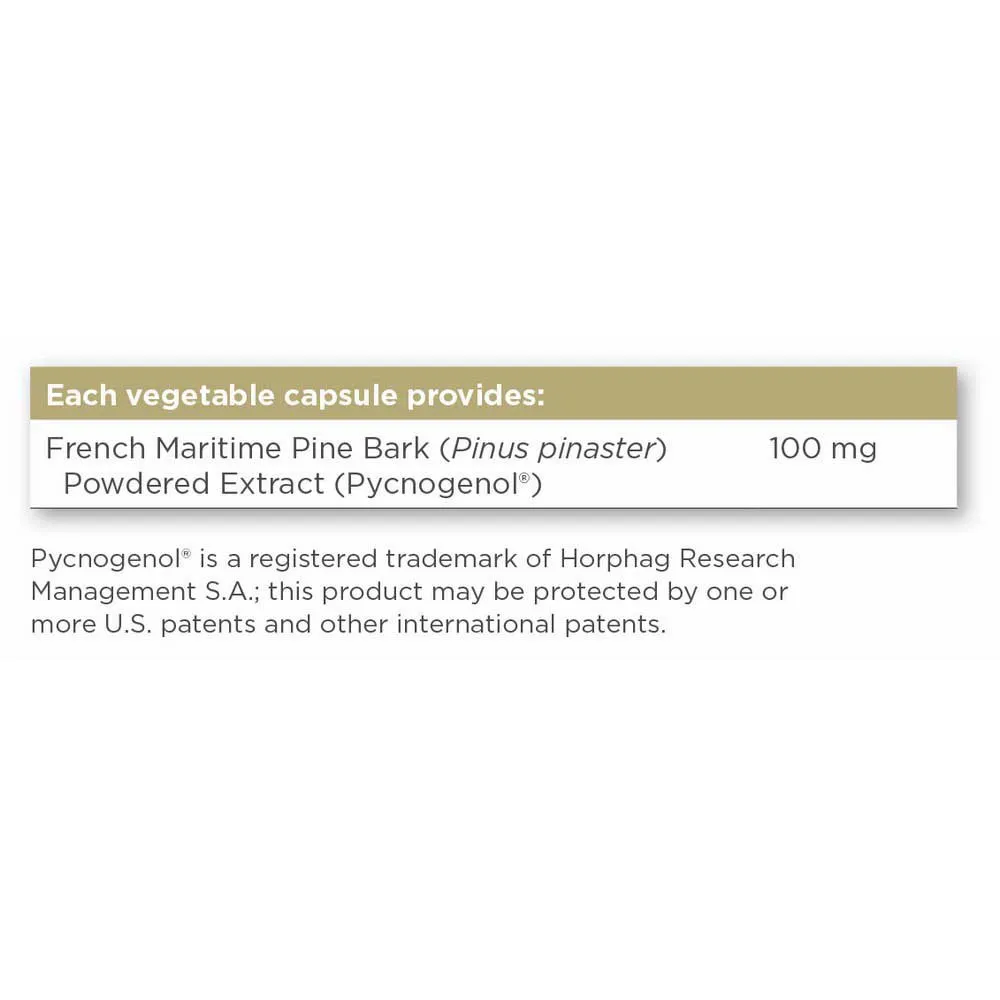 Solgar Pycnogenol 100 Mg 30 Enheter, Brown, One Size