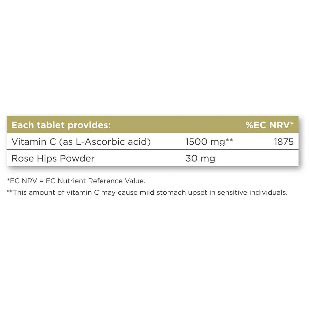 Solgar Rose Hips C 1500mg Tabletter 180 Enheter, Black, One Size