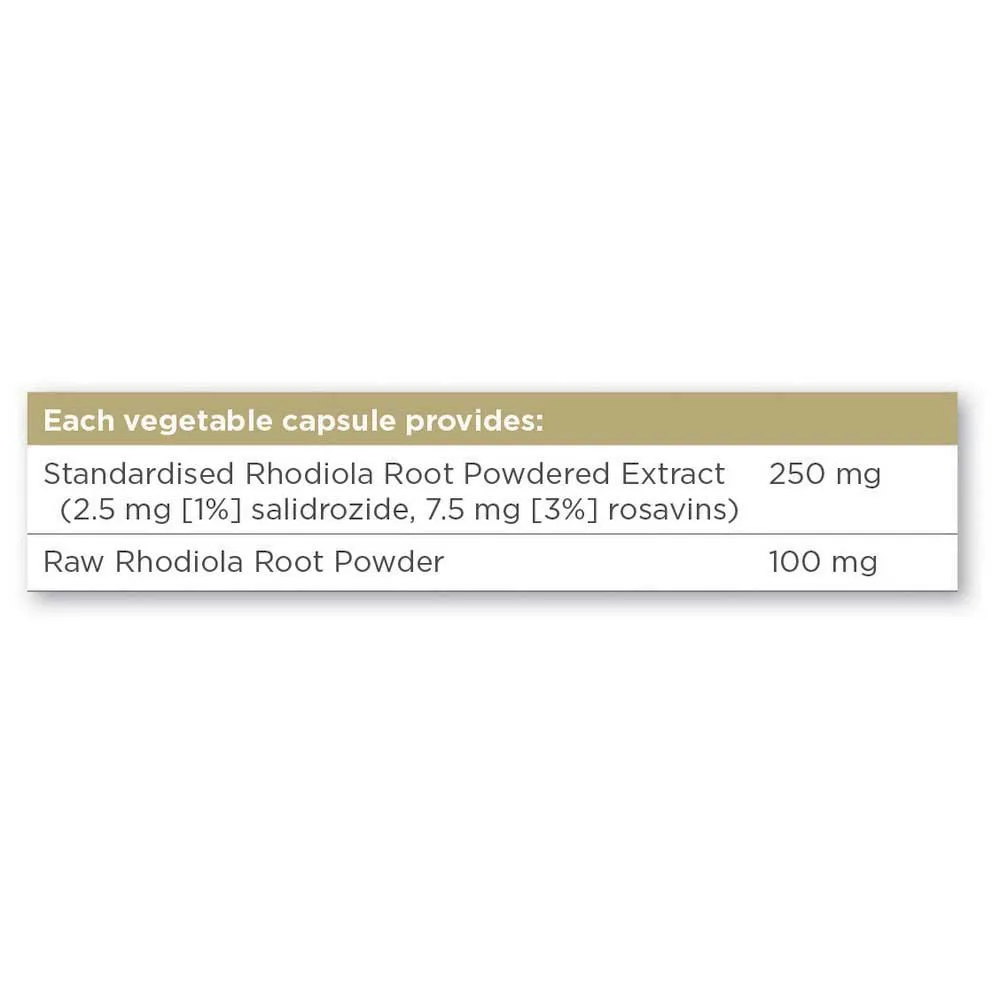Solgar Sfp Rhodiola Rosea-ekstrakt 60 Enheter, Brown, One Size