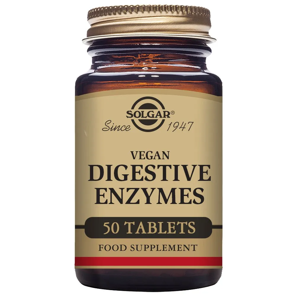 Solgar Vegan Digestive Enzymes Tabletter 50 Enheter, One size Solgar Vegan Digestive Enzymes Tabletter 50 Enheter, One size