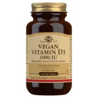 Solgar Vegan Vitamin D3 1000ui Kapsler Nøytral Smak 60 Enheter Solgar Vegan Vitamin D3 1000ui Kapsler Nøytral Smak 60 Enheter