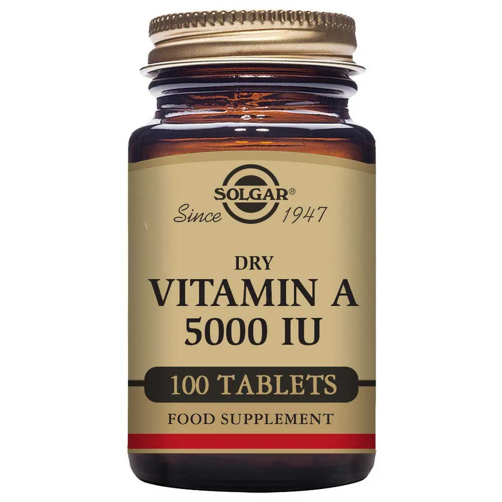 Solgar Vit A 5000iu Dry Tabletter 100 Enheter, Brown, One Size Solgar Vit A 5000iu Dry Tabletter 100 Enheter, Brown, One Size