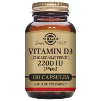 Solgar Vitamin D3 2200 Ie 55 Mcg 100 Enheter Solgar Vitamin D3 2200 Ie 55 Mcg 100 Enheter