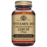 Solgar Vitamin D3 2200 Ie 55 Mcg 100 Enheter, Brown, One Size