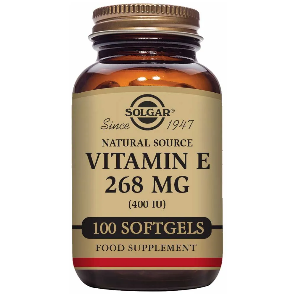 Solgar Vitamin E 400 Ie 268mg 100 Enheter, Brown, One Size Solgar Vitamin E 400 Ie 268mg 100 Enheter, Brown, One Size