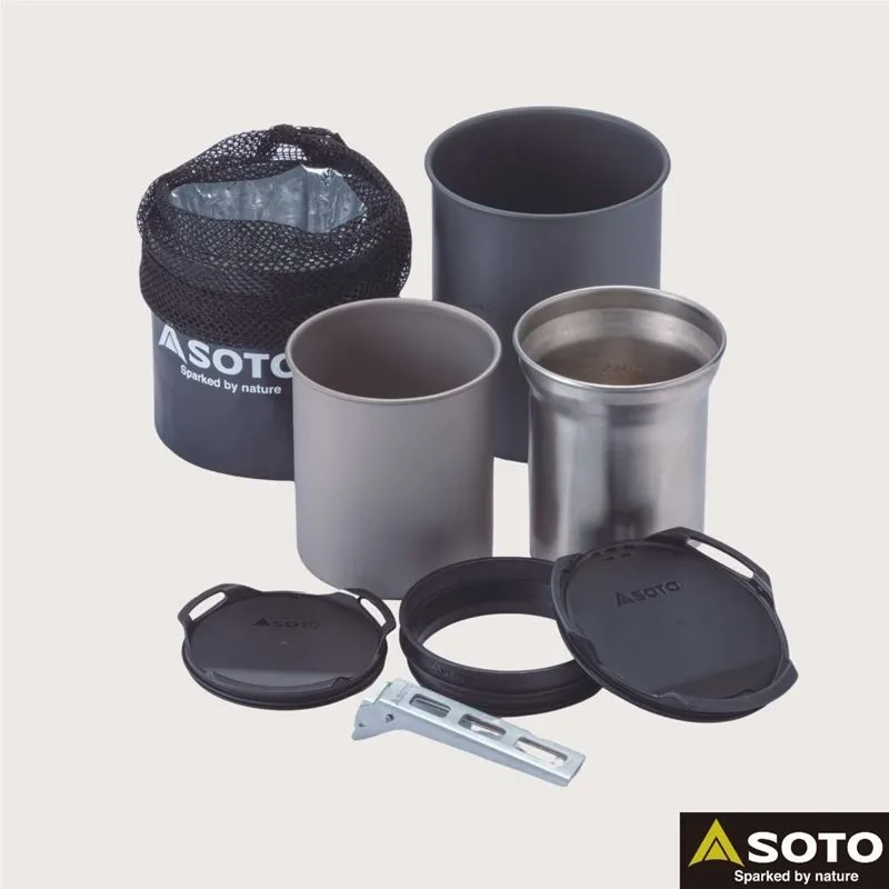 Soto Thermostack Cook Set Combo Soto Thermostack Cook Set Combo