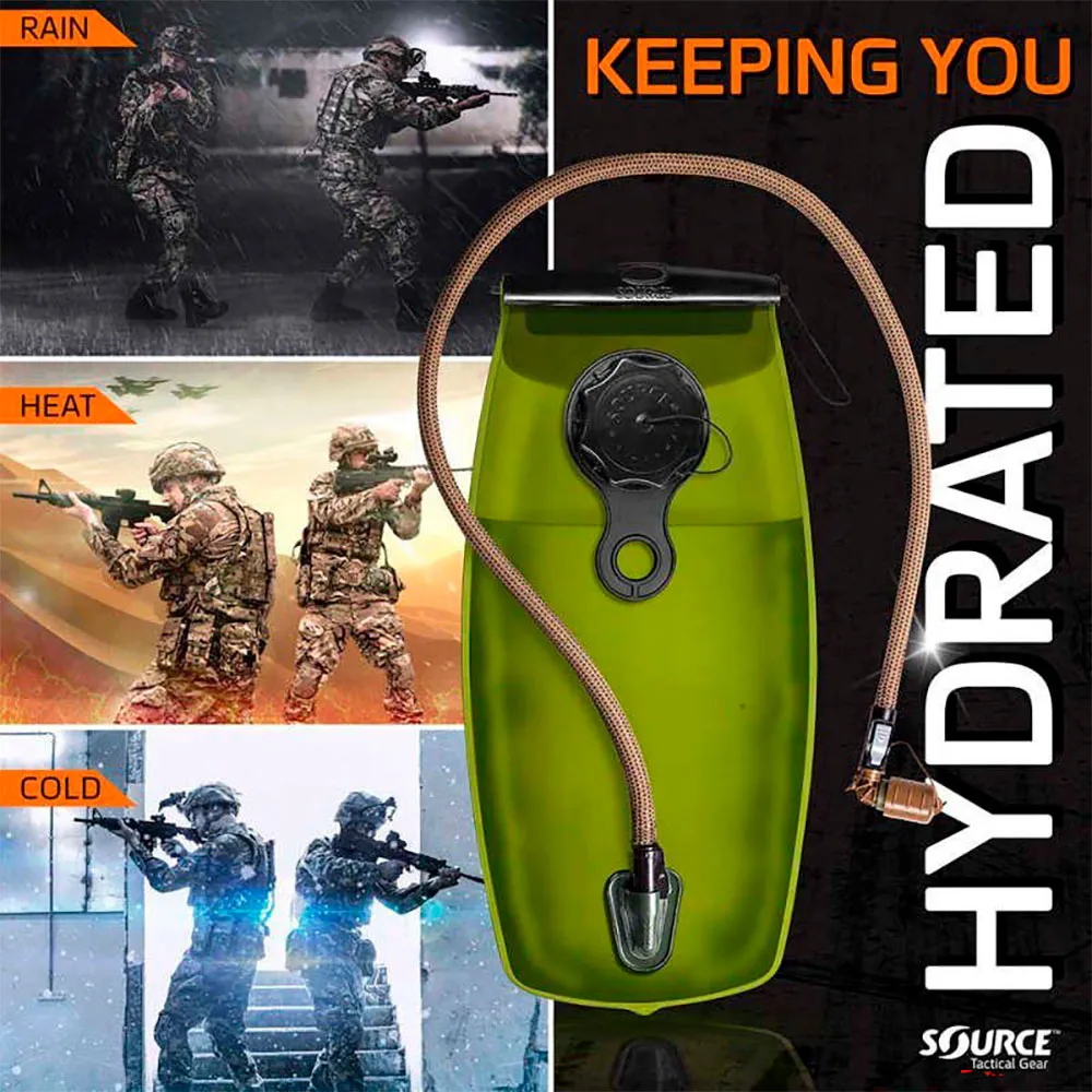 SOURCE Wxp Tactical 3l Drikkepose, Green, One Size