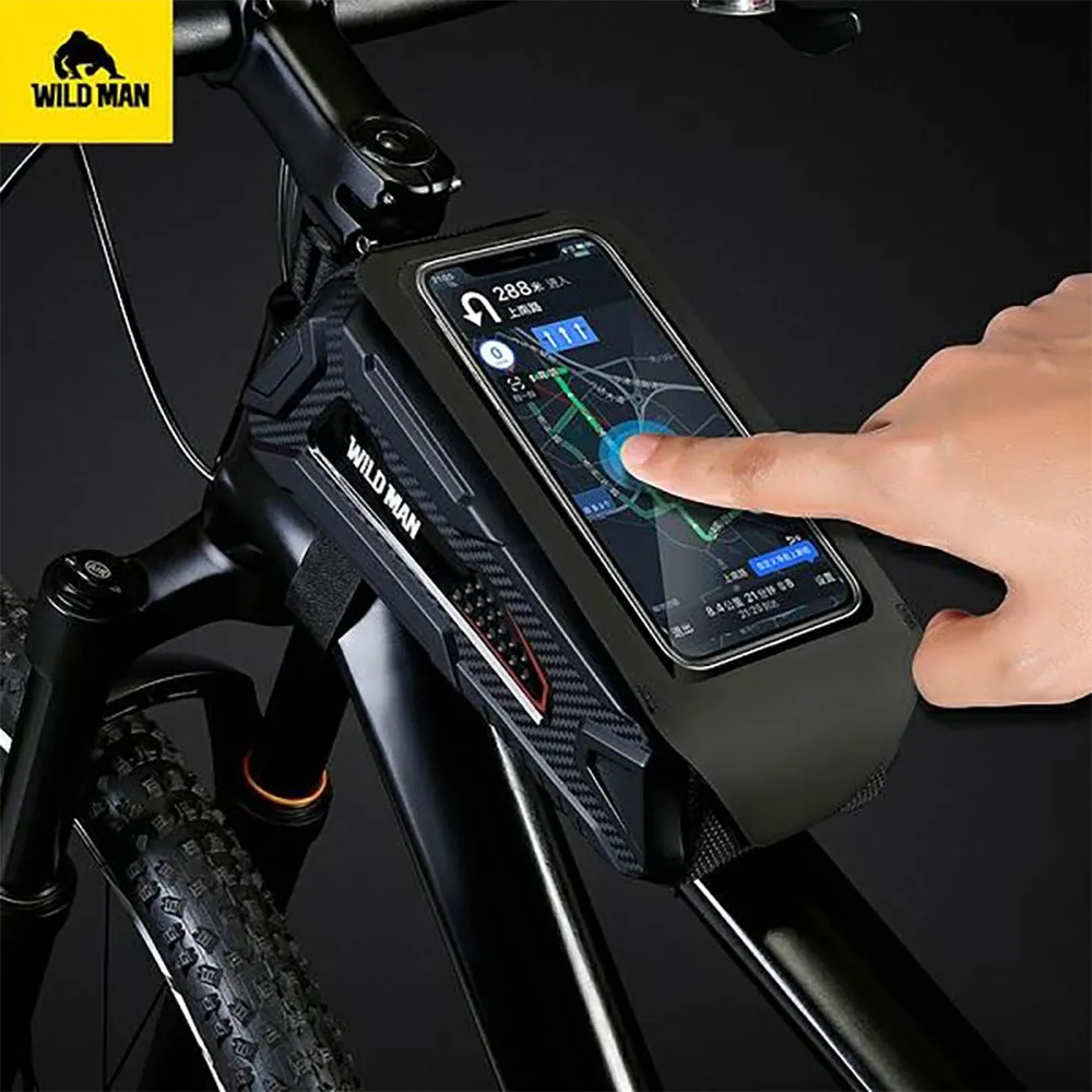 Sourcing M90 Wildman Bicycle Telefondeksel, Black / black, One Size Sourcing M90 Wildman Bicycle Telefondeksel, Black / black, One Size