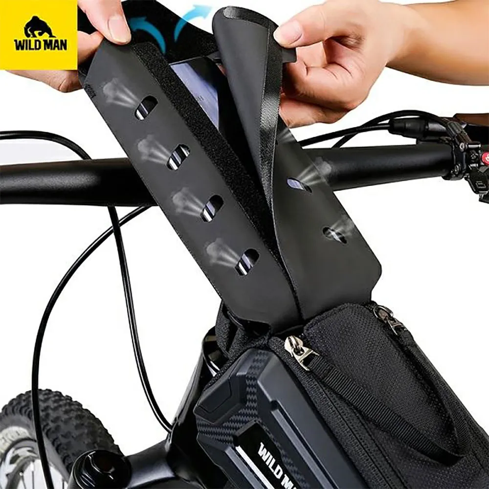 Sourcing M90 Wildman Bicycle Telefondeksel, Black / black, One Size Sourcing M90 Wildman Bicycle Telefondeksel, Black / black, One Size