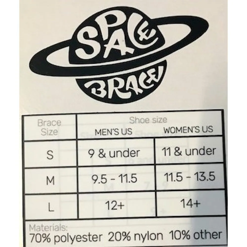 Space Brace Ankelbeskytter, Black