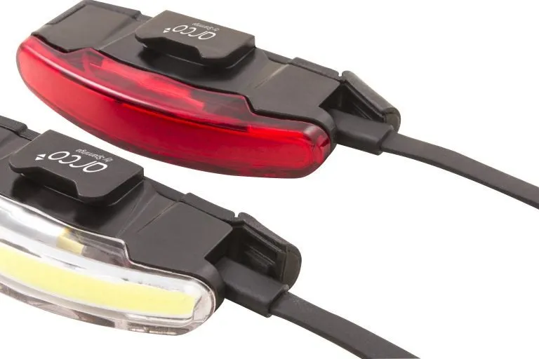spanninga Acro Lyssett, Red / black, 80/30 Lysstyrker