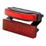 spanninga Pimento Xdvs 50 Mm Baklys, Black / red, One Size
