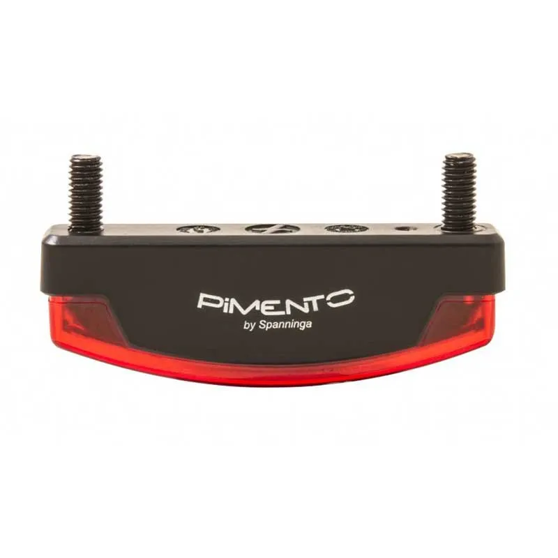 spanninga Pimento Xdvs 50 Mm Baklys, Black / red, One Size spanninga Pimento Xdvs 50 Mm Baklys, Black / red, One Size