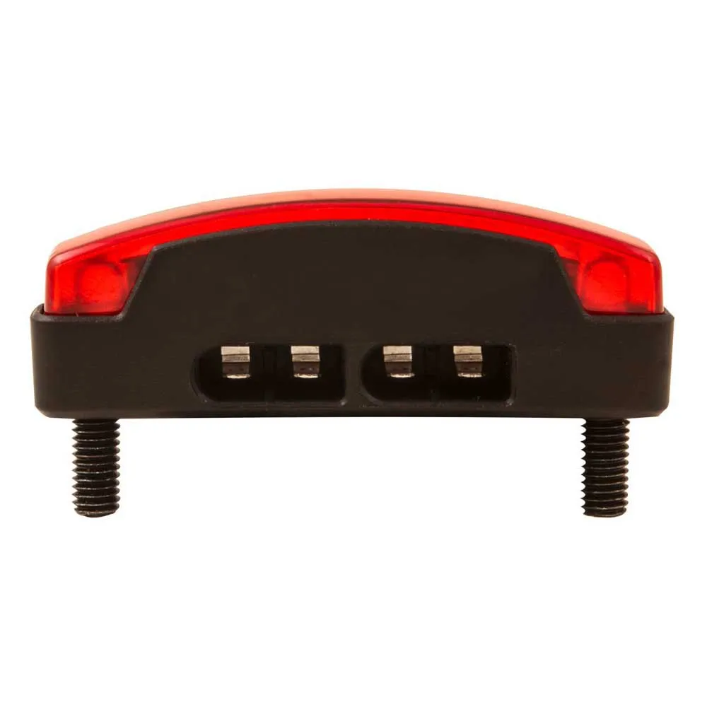 spanninga Pimento Xe 50 Mm Baklys, Black / red, One Size