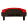 spanninga Pimento Xe 50 Mm Baklys, Black / red, One Size