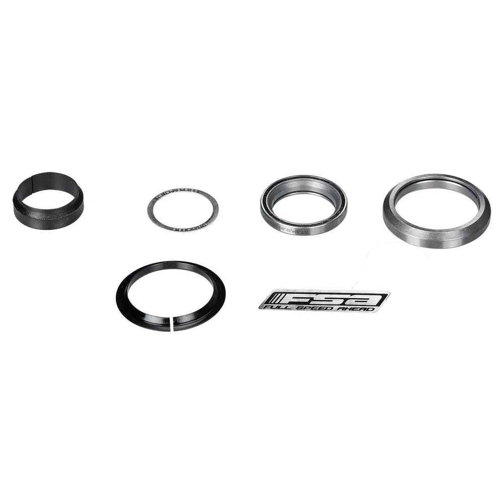Specialized 1-1/8´´ Upper 45x45º 1.5´´ Lower 36x45 Mm Integrert Styrelager, Black / silver, One Size