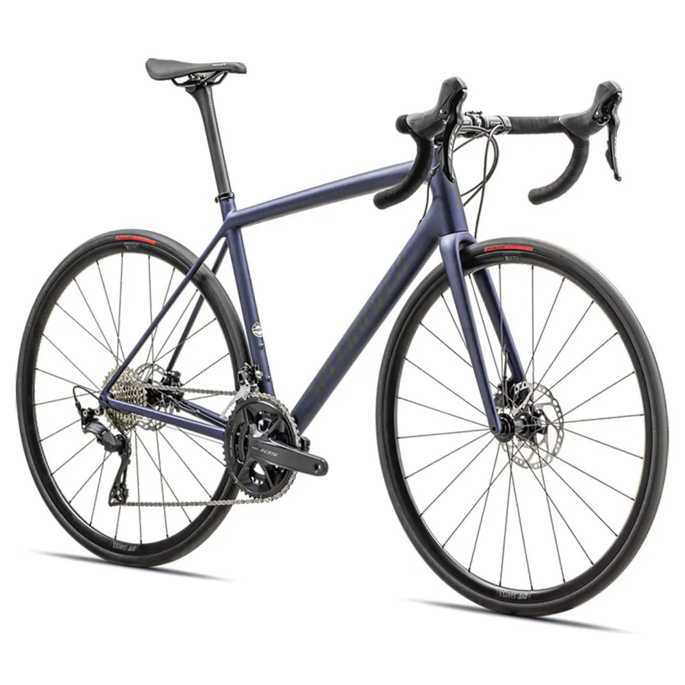 Specialized Aethos Sport 105 2024 Landeveissykkel, Satin blue onyx metallic obsidian
