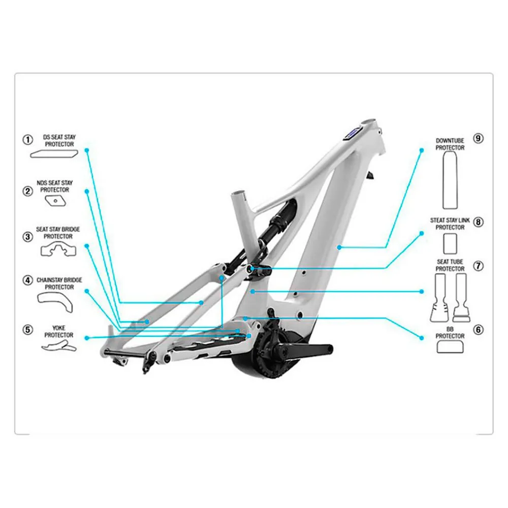 Specialized Beskyttelsessett Msc Levo Mylar, Black, One Size Specialized Beskyttelsessett Msc Levo Mylar, Black, One Size