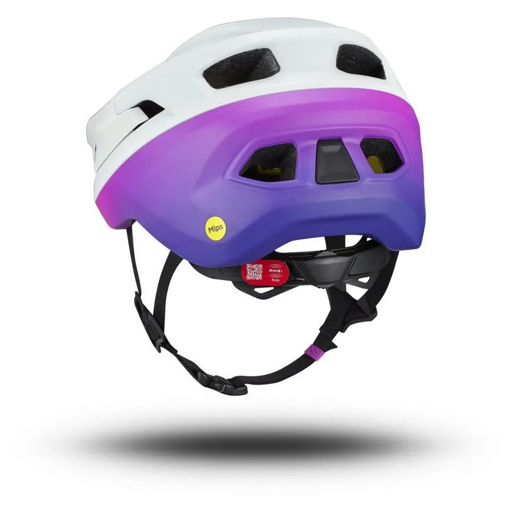 Specialized Camber Mips Byhjelm Refurbished, Dune white / purpule orchid