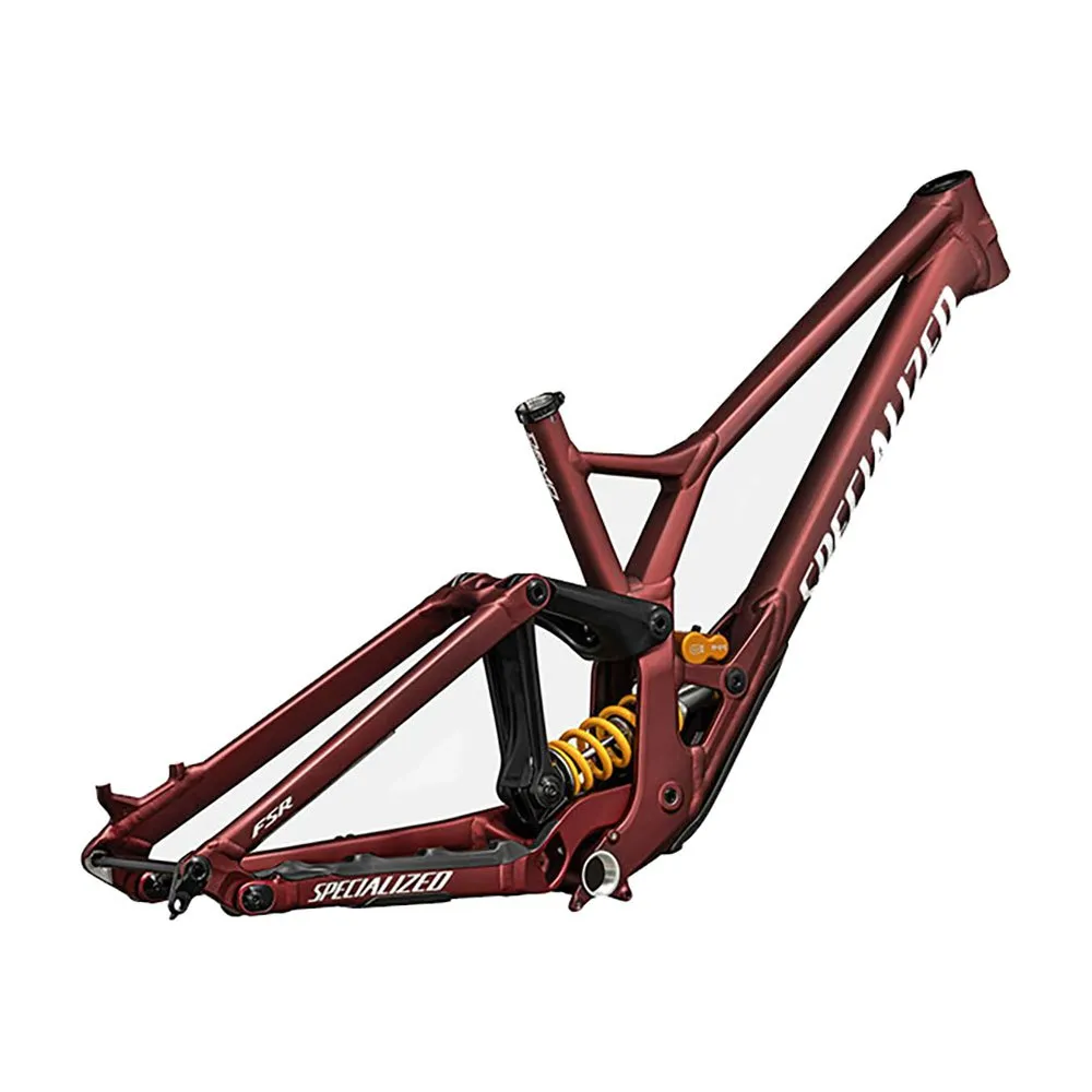 Specialized Demo Race 2024 Mtb-ramme, Satin red sky / white, S2 Specialized Demo Race 2024 Mtb-ramme, Satin red sky / white, S2