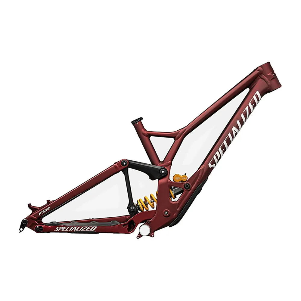 Specialized Demo Race 2024 Mtb-ramme, Satin red sky / white, S2 Specialized Demo Race 2024 Mtb-ramme, Satin red sky / white, S2