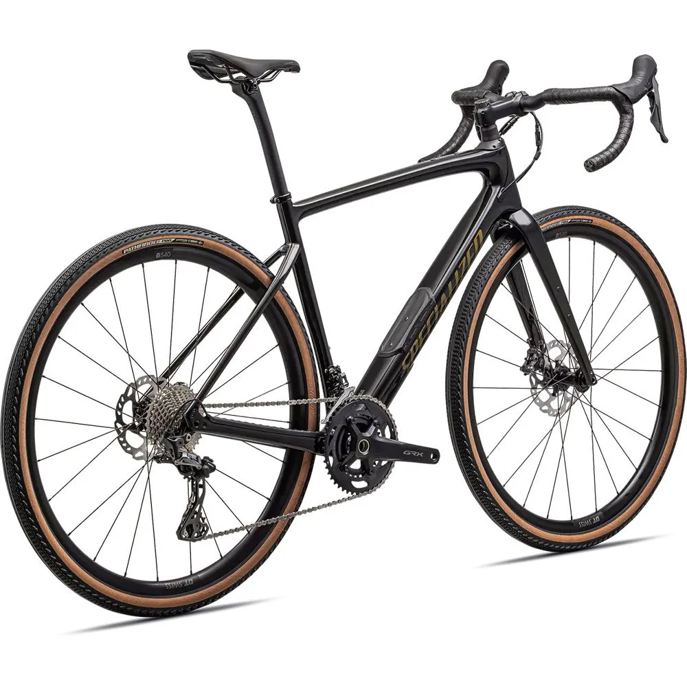Specialized Diverge Comp Carbon 700 2023 Grussykkel, Obsidian / harvest gold metallic, 49 Specialized Diverge Comp Carbon 700 2023 Grussykkel, Obsidian / harvest gold metallic, 49