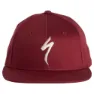 Specialized Flat Brim Cap, Garnet red / birch white
