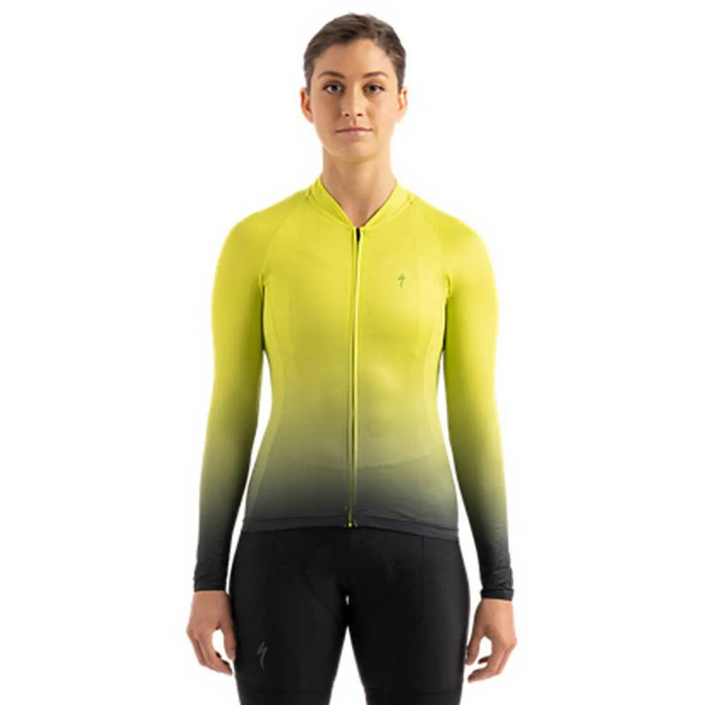 Specialized Hyprviz Sl Air Langermet Trøye, Black / yellow, XL