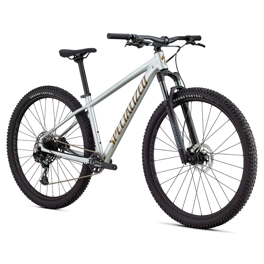 Specialized Rockhopper Expert Vn 27.5´´ Nx Eagle 2025 Terrengsykkel, Sildst/bntgldmet, XS Specialized Rockhopper Expert Vn 27.5´´ Nx Eagle 2025 Terrengsykkel, Sildst/bntgldmet, XS