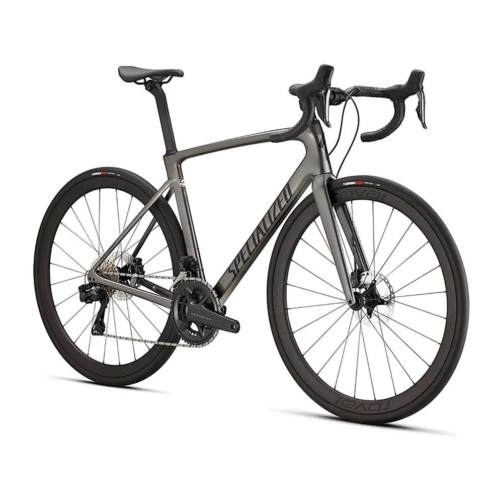 Specialized Roubaix Expert Ultegra Di2 2022 Landeveissykkel, Smoke / tarmac black / silver dust Specialized Roubaix Expert Ultegra Di2 2022 Landeveissykkel, Smoke / tarmac black / silver dust