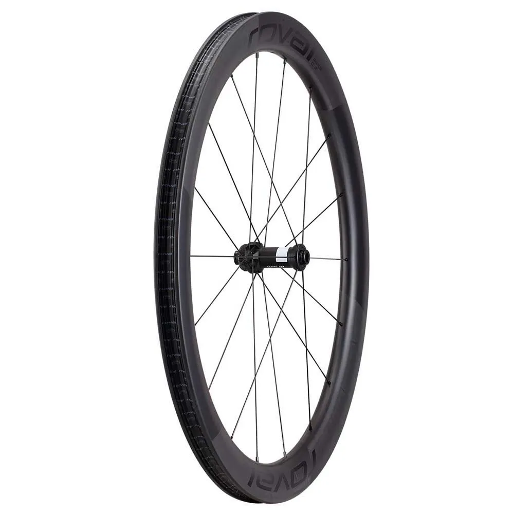 Specialized Roval Rapide Clx Iii Cl Disc Tubeless Forhjul For Landeveissykkel, Satin carbon / satin black, 12 x 100mm
